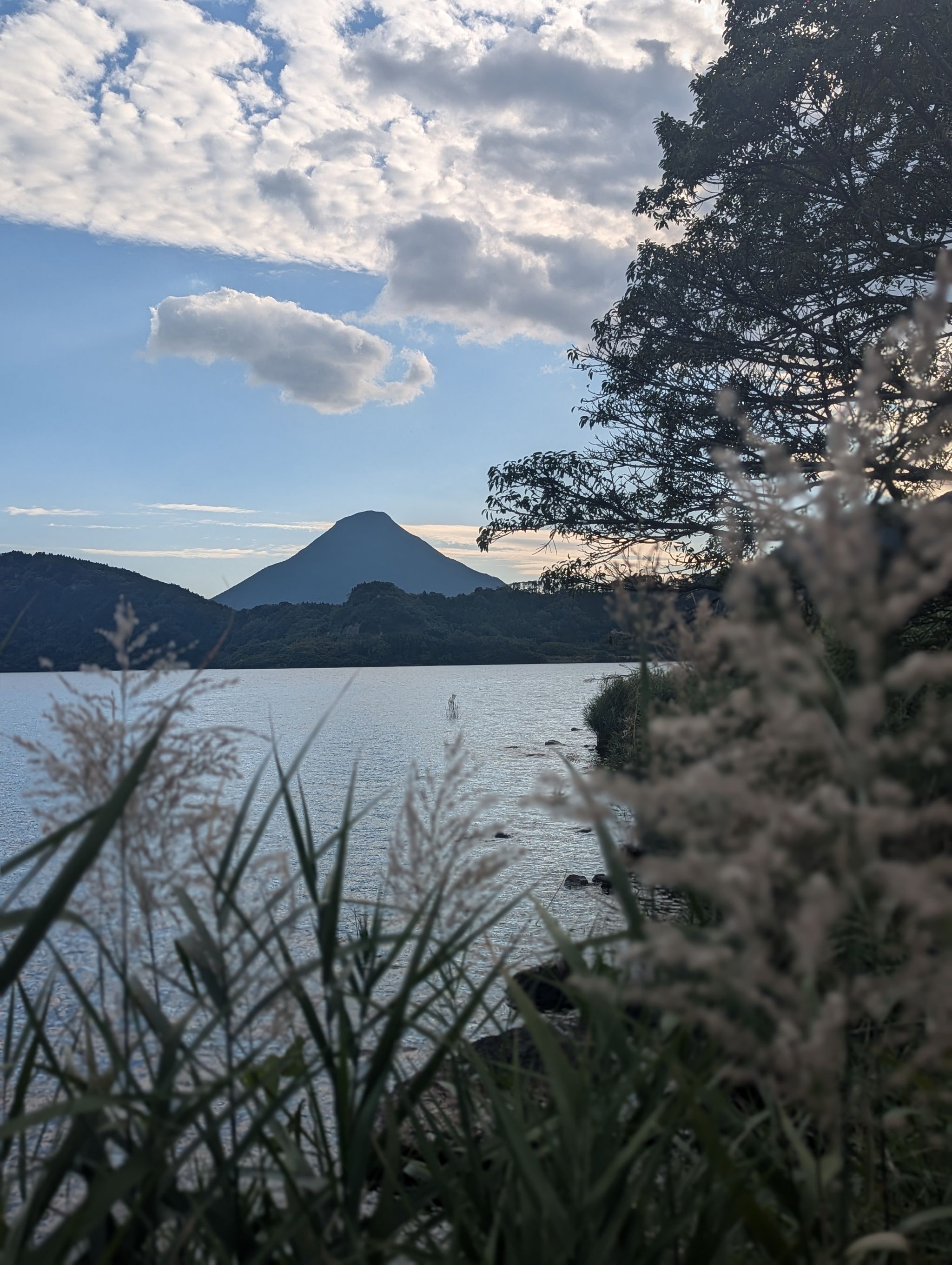 池田湖 + 開聞岳